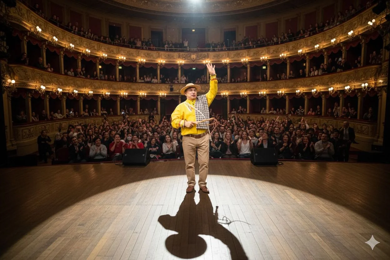 El Boyaco — Miguel Lizarazo — Soatá, Boyacá — Sábados Felices · presentacion teatro colombiano